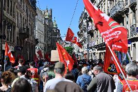 Labor Day Demonstration in Strasbourg - France
