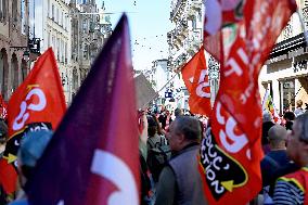 Labor Day Demonstration in Strasbourg - France
