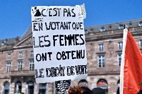 Labor Day Demonstration in Strasbourg - France