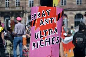 Labor Day Demonstration in Strasbourg - France