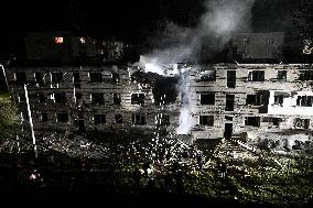 Zaporizhzhia under Russian drone attack