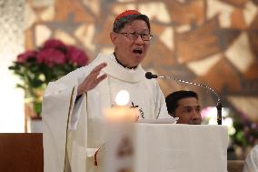 Cardinal Tagle Celebrates Mass in Centocelle - Rome