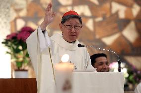 Cardinal Tagle Celebrates Mass in Centocelle - Rome