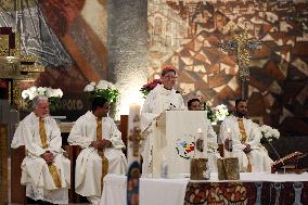 Cardinal Tagle Celebrates Mass in Centocelle - Rome