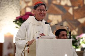 Cardinal Tagle Celebrates Mass in Centocelle - Rome