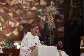 Cardinal Tagle Celebrates Mass in Centocelle - Rome