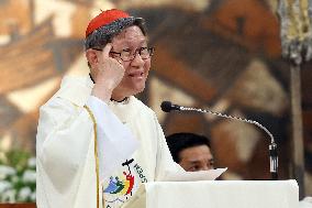 Cardinal Tagle Celebrates Mass in Centocelle - Rome