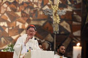 Cardinal Tagle Celebrates Mass in Centocelle - Rome