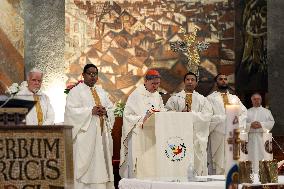 Cardinal Tagle Celebrates Mass in Centocelle - Rome