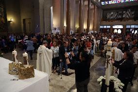 Cardinal Tagle Celebrates Mass in Centocelle - Rome