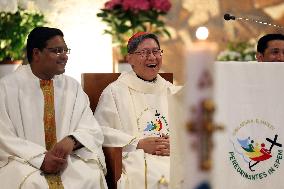 Cardinal Tagle Celebrates Mass in Centocelle - Rome
