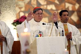 Cardinal Tagle Celebrates Mass in Centocelle - Rome