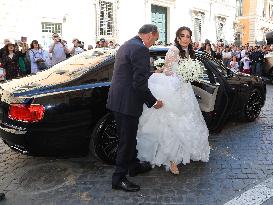Wedding of Rudy Garcia and Francesca Brienza - Rome