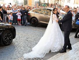 Wedding of Rudy Garcia and Francesca Brienza - Rome