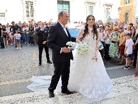 Wedding of Rudy Garcia and Francesca Brienza - Rome