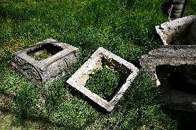 Exhumation of Soviet burials at Hill of Glory in Lviv
