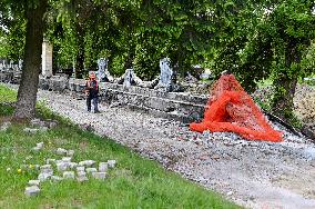Exhumation of Soviet burials at Hill of Glory in Lviv