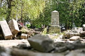 Exhumation of Soviet burials at Hill of Glory in Lviv