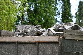Exhumation of Soviet burials at Hill of Glory in Lviv