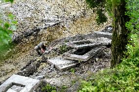Exhumation of Soviet burials at Hill of Glory in Lviv