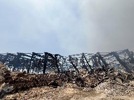 Aftermath Of Explosion In Shahid Rajaee Port - Iran