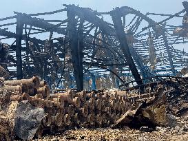 Aftermath Of Explosion In Shahid Rajaee Port - Iran