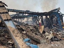 Aftermath Of Explosion In Shahid Rajaee Port - Iran