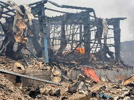 Aftermath Of Explosion In Shahid Rajaee Port - Iran