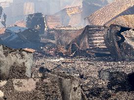 Aftermath Of Explosion In Shahid Rajaee Port - Iran
