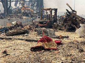 Aftermath Of Explosion In Shahid Rajaee Port - Iran