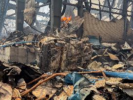 Aftermath Of Explosion In Shahid Rajaee Port - Iran