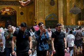 Shia Muslims Visit The Holy Shrine Of Imam Hussein - Iraq