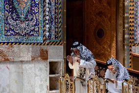 Shia Muslims Visit The Holy Shrine Of Imam Hussein - Iraq
