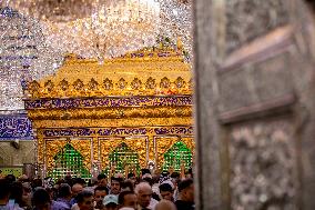 Shia Muslims Visit The Holy Shrine Of Imam Hussein - Iraq