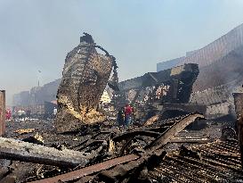 Aftermath Of Explosion In Shahid Rajaee Port - Iran