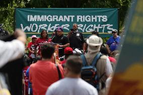 Free Abrego Rally At White House - Washington