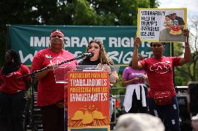 Free Abrego Rally At White House - Washington