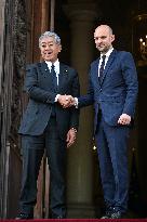 Jean Noel Barrot Welcomes Takeshi Iwaya - Paris