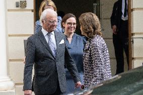 SWEDISH KING AND QUEEN VISIT LONDON