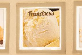 Special Franciscus Ice Cream Flavor - Italy