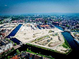 The Veluwemeer Aqueduct Illustrations - Netherlands
