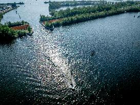 The Veluwemeer Aqueduct Illustrations - Netherlands