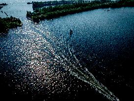 The Veluwemeer Aqueduct Illustrations - Netherlands