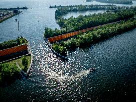 The Veluwemeer Aqueduct Illustrations - Netherlands