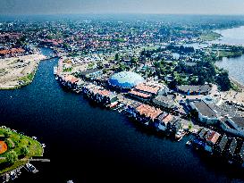 The Veluwemeer Aqueduct Illustrations - Netherlands