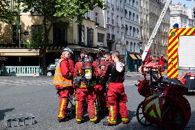 Three Injured in Serious Fire - Paris