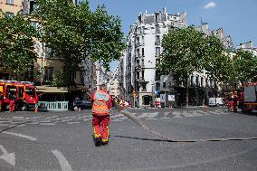 Three Injured in Serious Fire - Paris