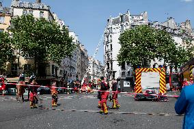 Three Injured in Serious Fire - Paris