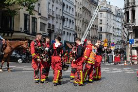 Three Injured in Serious Fire - Paris