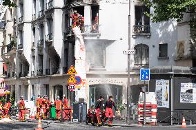 Three Injured in Serious Fire - Paris
